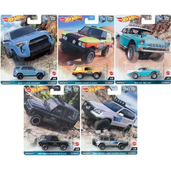Hot Wheels Car Culture 2023 Off Road Complete Set of 5 Diecast Vehicles from FPY86-959F Release