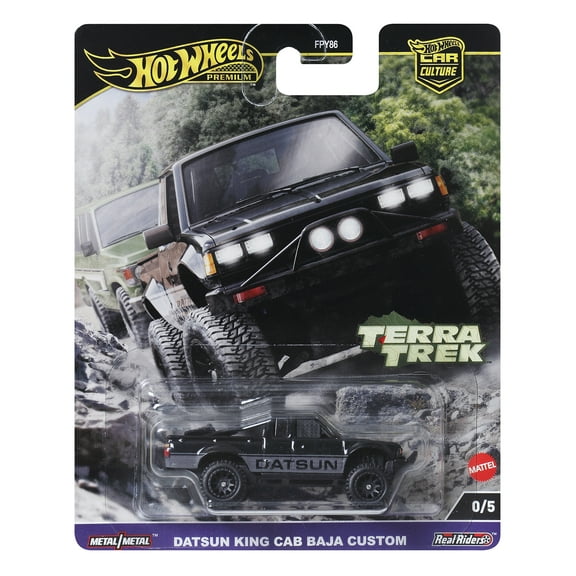 Hot Wheels Car Culture 2024 Terra Trek - Datsun King Cab Baja Custom - 0/5 Chase Black