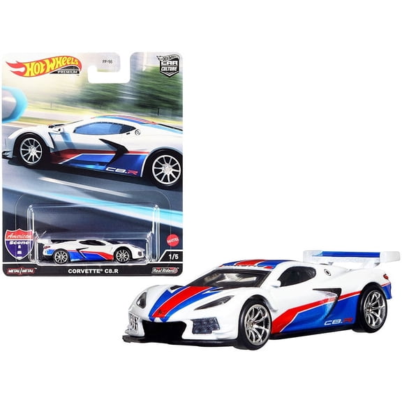 Hot Wheels Car Culture Chevrolet Corvette, Diecast Beige, 2.4 oz