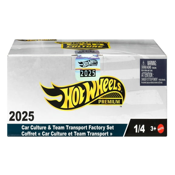 Hot Wheels Car Culture & Team Transport Factory Collector Set (18 Toy Vehicles, Styles May Vary)
