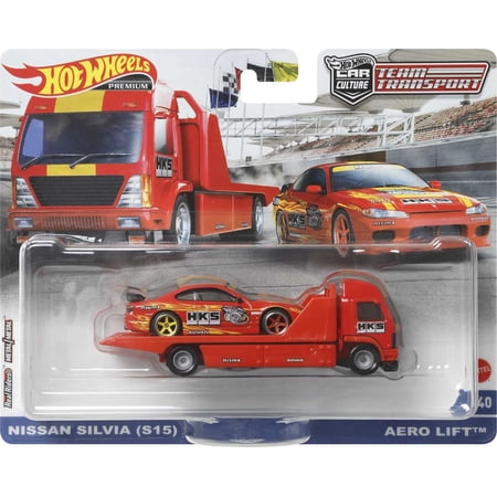 Hot Wheels Car Culture & Team Transport Factory Set, 18 Total Toy Cars & Trucks (Styles May Vary)