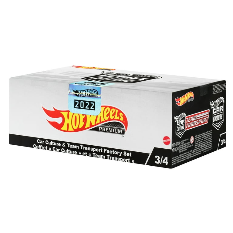 Hot Wheels Premium Car Culture & Team Transport Factory Set, 1:64
