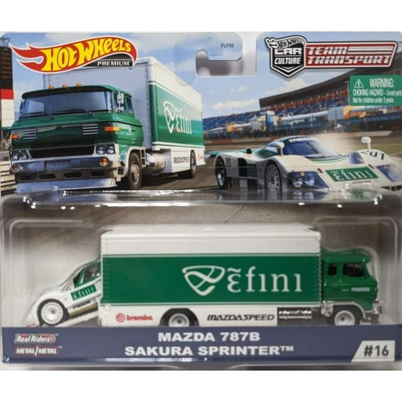 Hot Wheels Car Culture Team Transport Mazda 787B Sakura Sprinter
