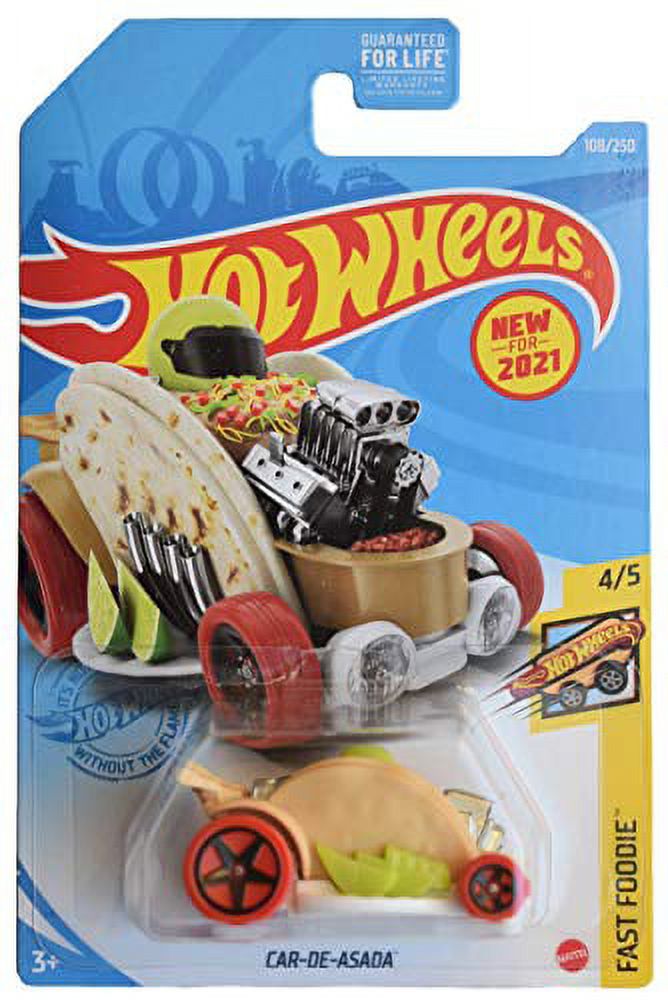 Hot Wheels Car De Asada (Taco Car) 2021 Fast Foodie