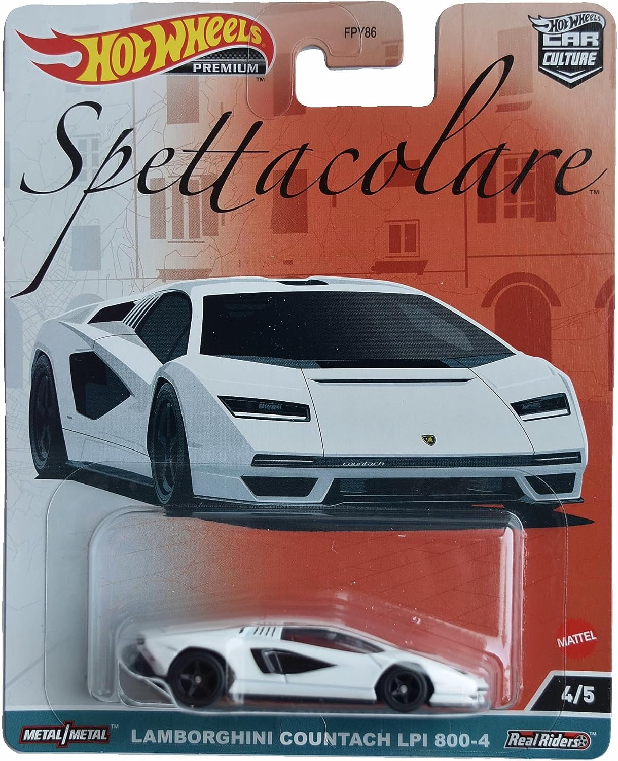 Hot Wheels 2017 Lamborghini Series #8 Reventon Pearl White