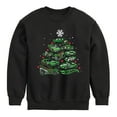 thumbnail image 1 of Hot Wheels - Car Tree - Toddler & Youth Crewneck Fleece Sweatshirt, 1 of 5