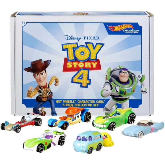 Hot Wheels Car Vehicle Playset (6 Pieces)