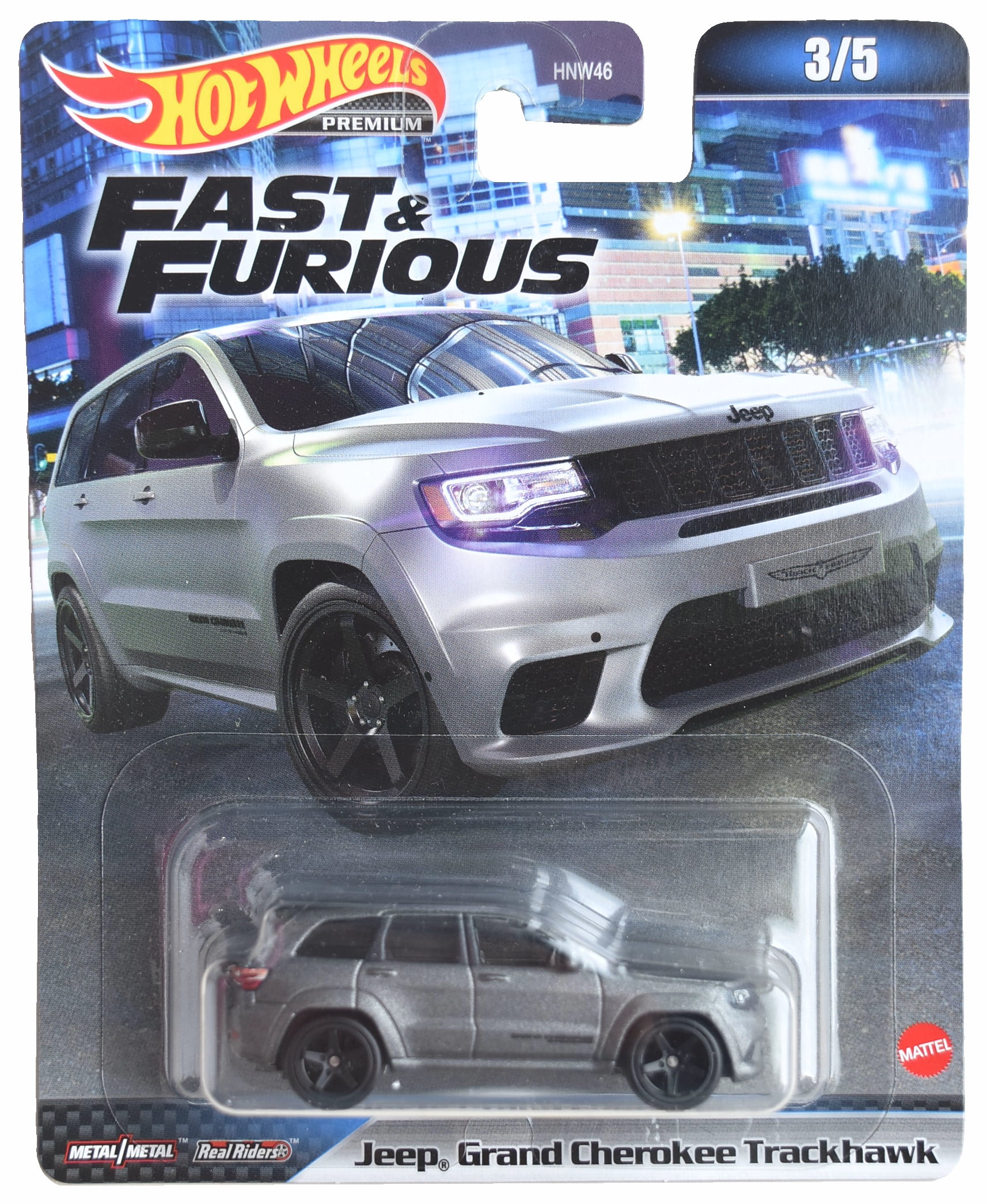 Hot Wheels Jeep Grand Cherokee Trackhawk, Fast Furious Premium