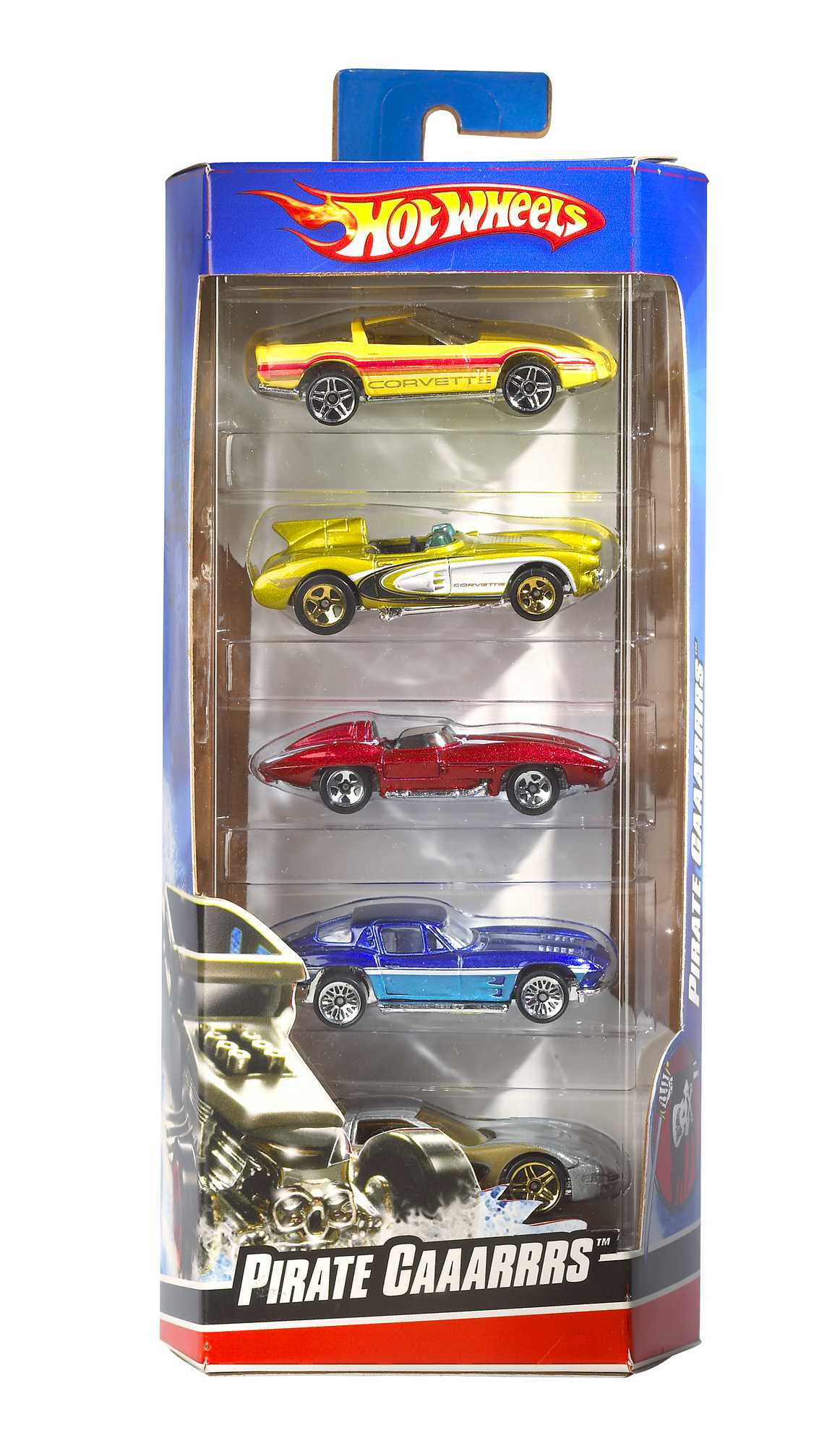 Hot Wheels Basics Pack com 5 Carros Race Team - Mattel