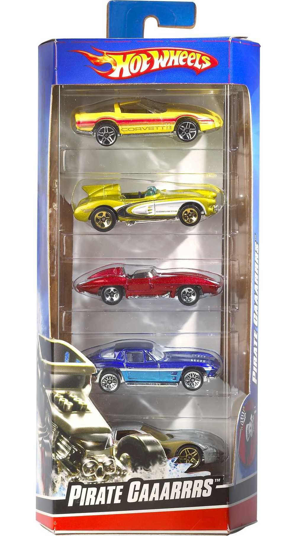 Hot Wheels Cars, 5-Pack of Die-Cast Toy Cars or Trucks in 1:64 Scale (Styles May Vary) - image 1 of 7