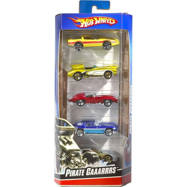 Hot Wheels Cars, 5-Pack of Die-Cast Toy Cars or Trucks in 1:64 Scale (Styles May Vary)