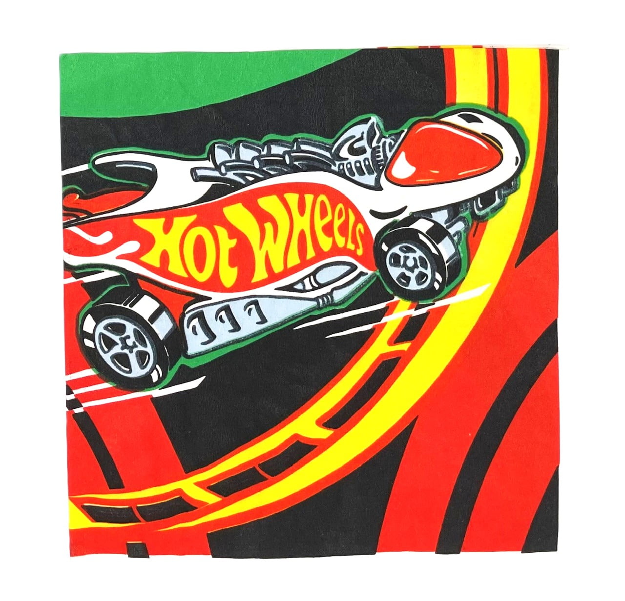 Hot Wheels Cars Flame 3-Ply Dessert Party Napkins (Pack of 16)