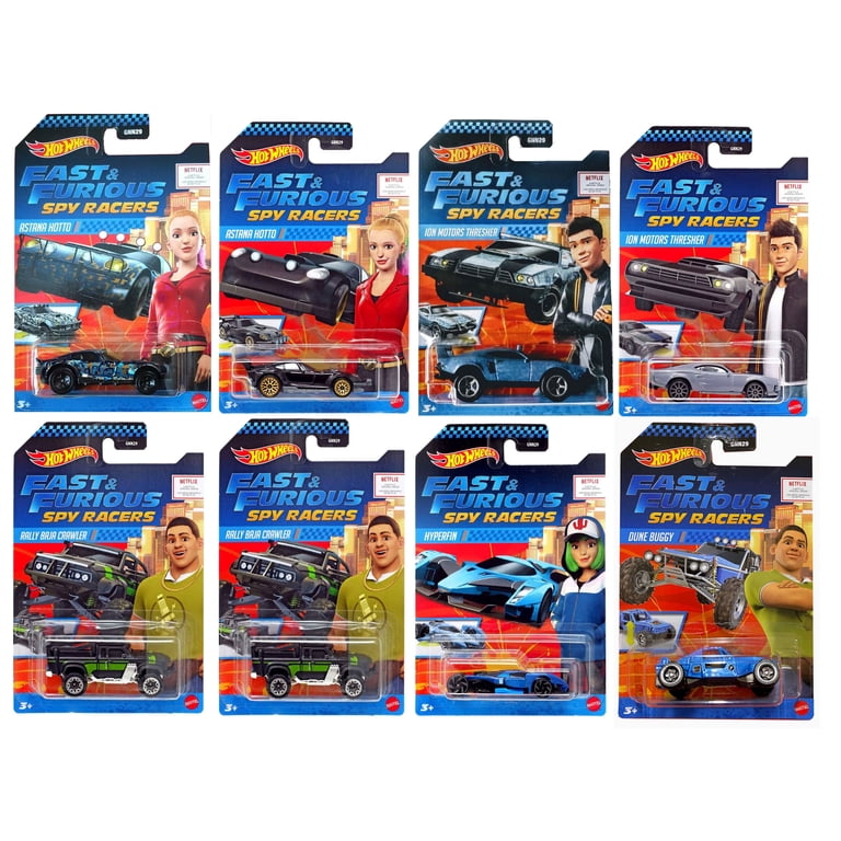 Hot Wheels Mattel Fast & Furious Spy Racers 10‑Pack Die‑Cast Car