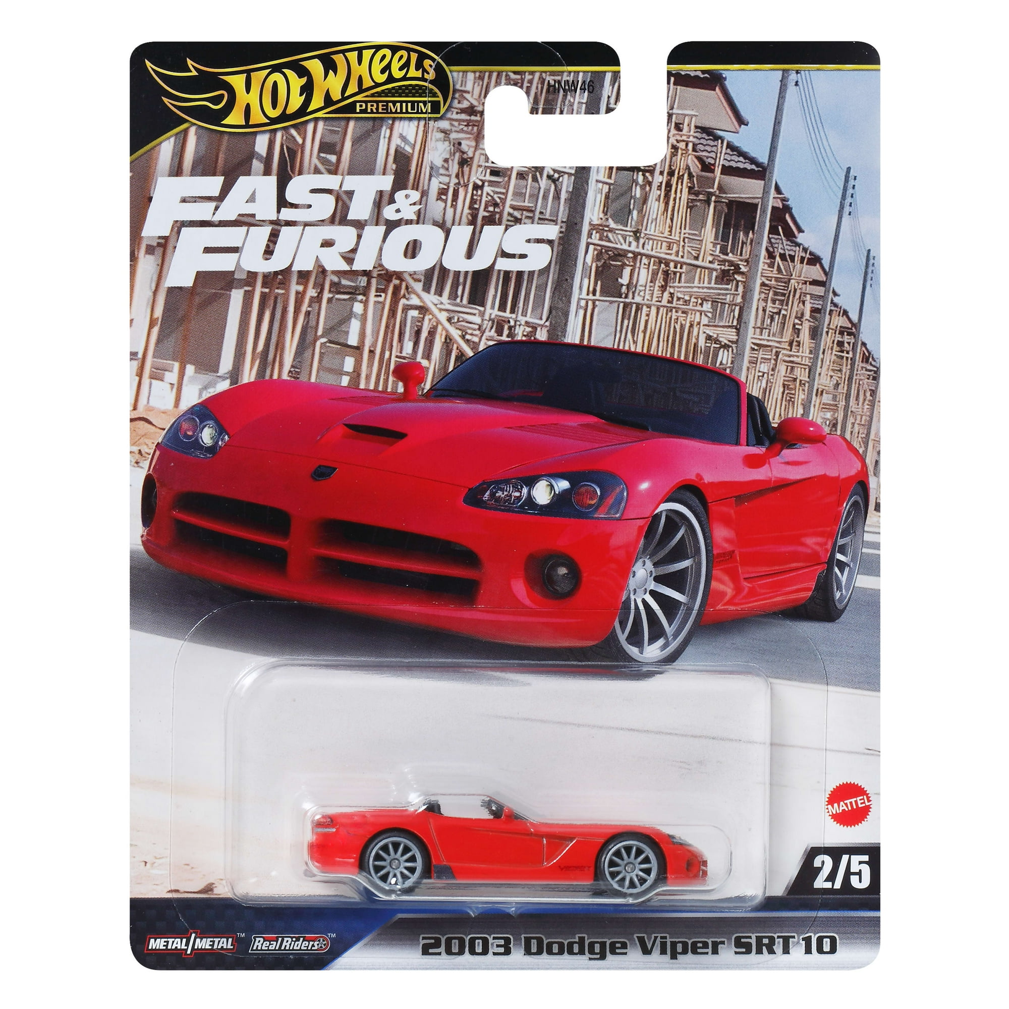 Hot Wheels Cars, Premium Fast & Furious Car for Adult Collectors