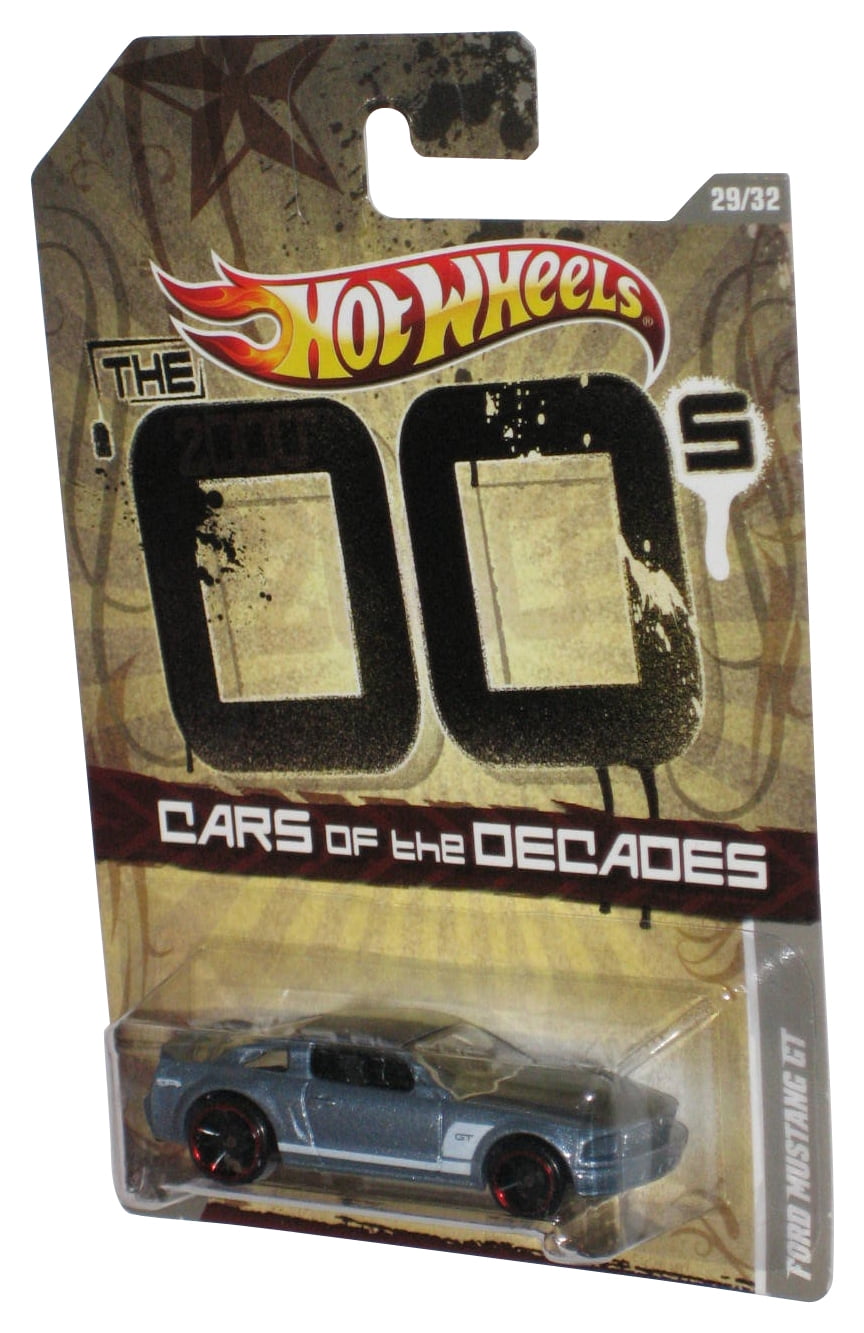 Hot Wheels Cars of The Decades The 00's Silver Ford Mustang GT Toy Car