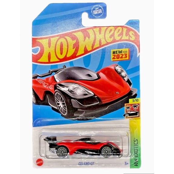 Hot Wheels Celero GT Red 178/250 HW Exotics 3/10