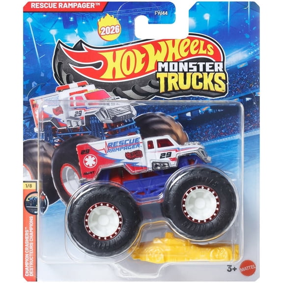 Hot Wheels Champion Crashers Rescue Rampager Diecast Car