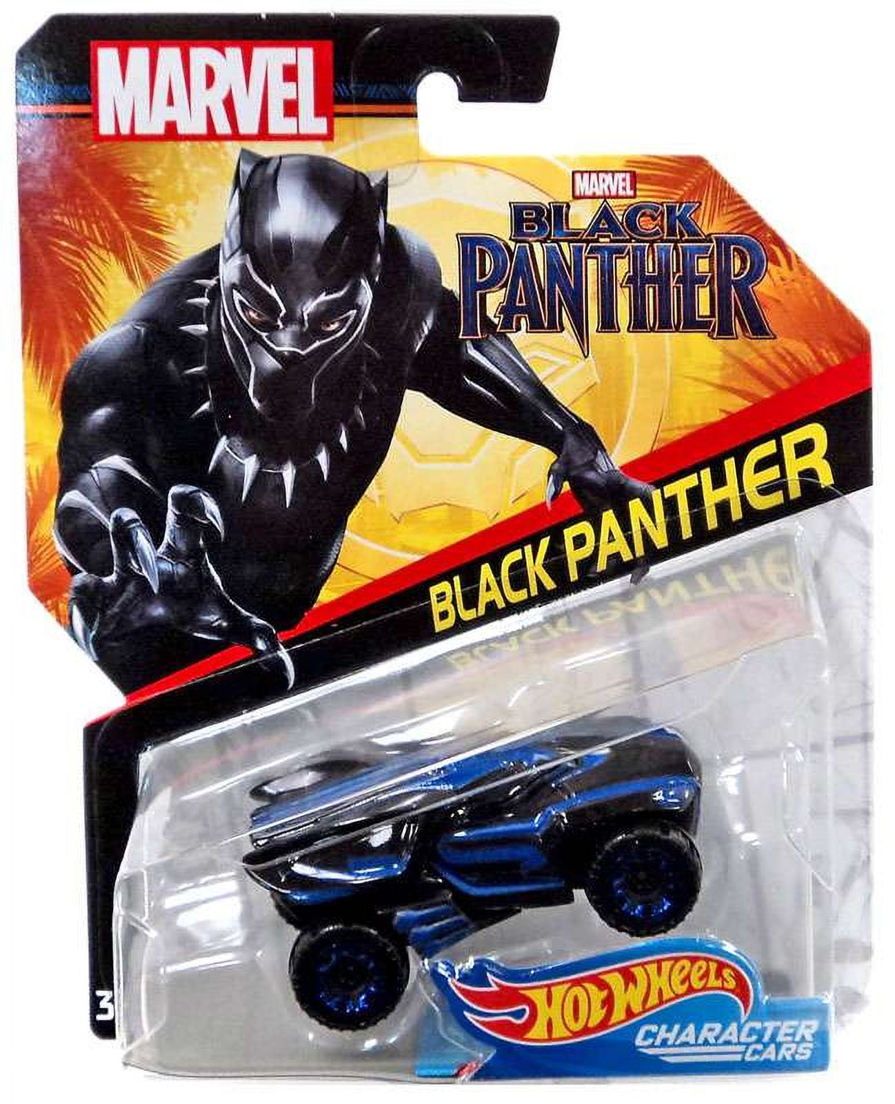 Hot Wheels Character Cars Black Panther Die-Cast Car