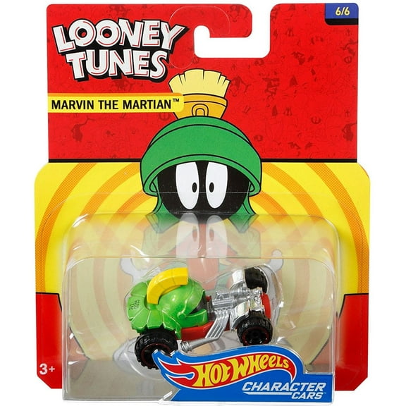 Hot Wheels Character Cars Marvin The Martian Diecast Car
