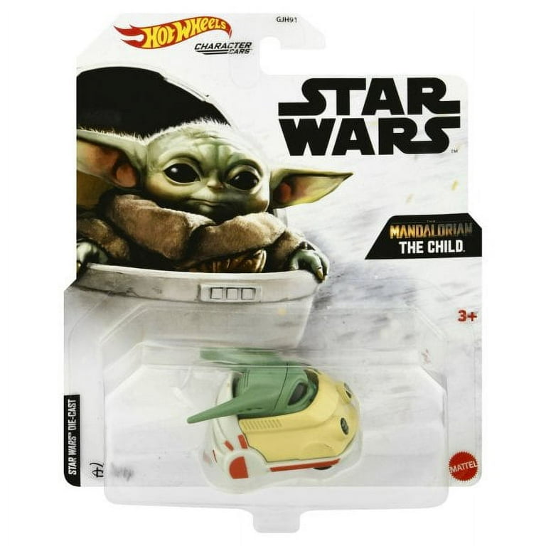 Star Wars Hot Wheels Character Car, The Mandalorian Baby Yoda