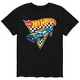 thumbnail image 1 of Hot Wheels - Checkered Triangle Flag - Men's Short Sleeve Graphic T-Shirt, 1 of 4