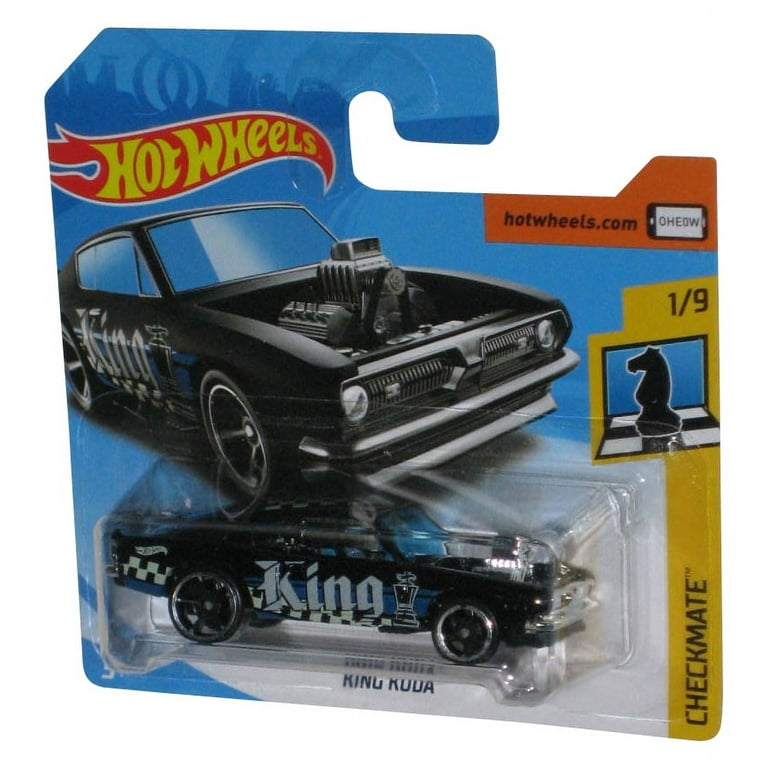 Hot Wheels Checkmate King 2017 Black King Kuda Toy Car 1 9 Short Card