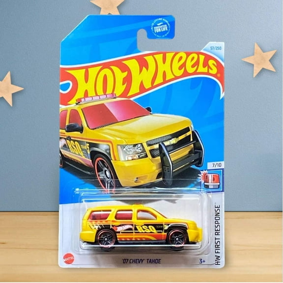 Hot Wheels Chevy Tahoe Child First Response, Yellow