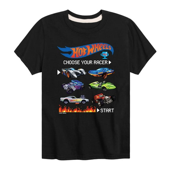 Hot Wheels - Choose Your Racer - Toddler And Youth Short Sleeve Graphic T-Shirt