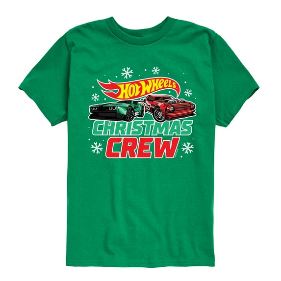Hot Wheels - Christmas Crew - Toddler & Youth Short Sleeve Graphic T-Shirt