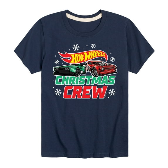 Hot Wheels - Christmas Crew - Toddler & Youth Short Sleeve Graphic T-Shirt