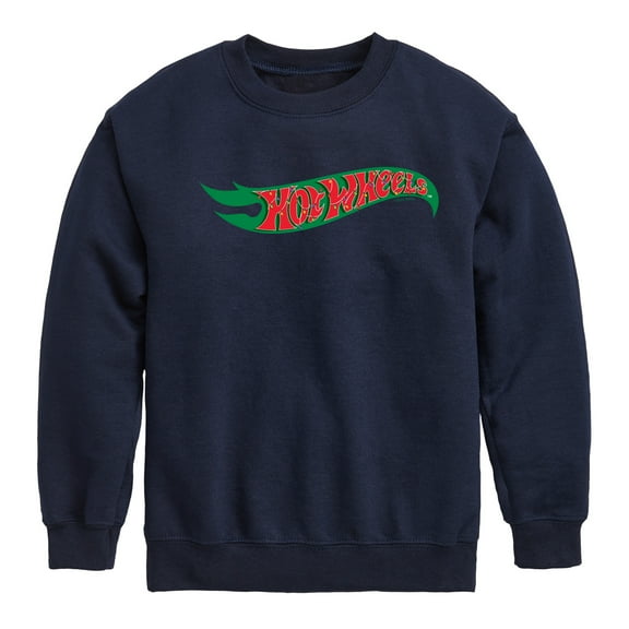 Hot Wheels - Christmas Lights - Toddler & Youth Crewneck Fleece Sweatshirt