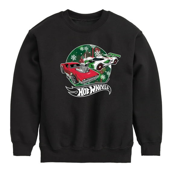 Hot Wheels - Christmas - Toddler & Youth Crewneck Fleece Sweatshirt