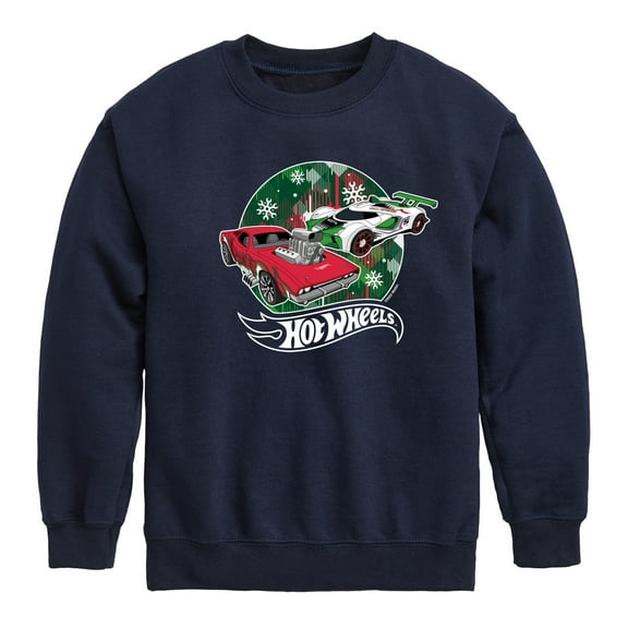 Hot Wheels - Christmas - Toddler & Youth Crewneck Fleece Sweatshirt