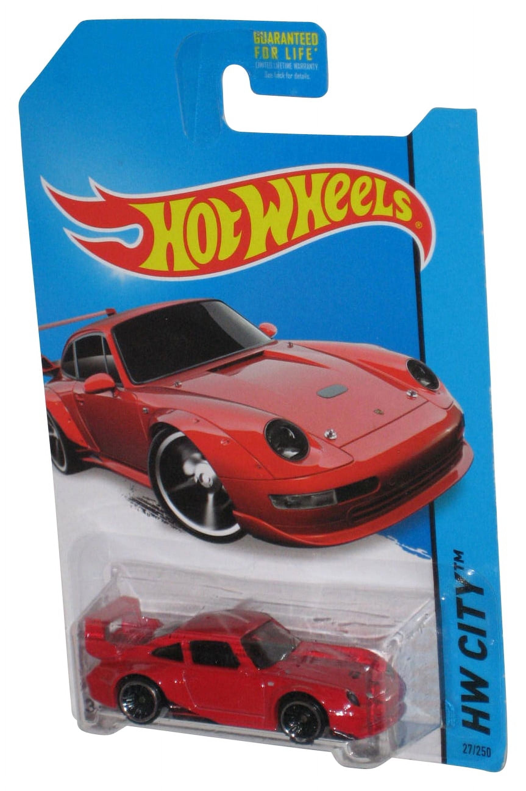 Hot Wheels City (2013) Red Porsche 993 GT2 Die-Cast Toy Car 27/250