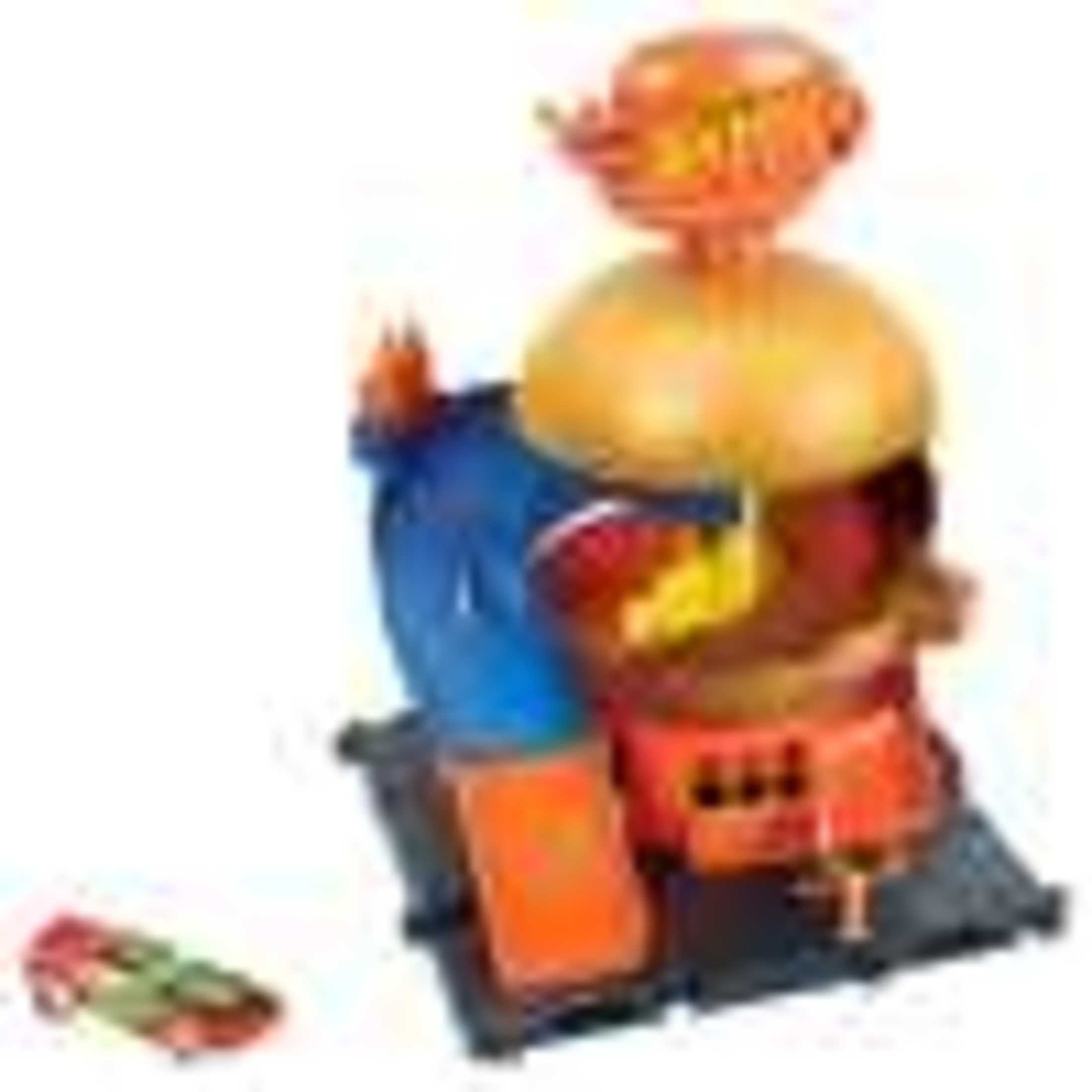 Hot Wheels City Burger Drive-Thru Playset & 1:64 Scale Toy Car & Truck Play Vehicle