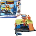 Hot Wheels City Downtown Express Car Wash with 164 Scale Toy Car