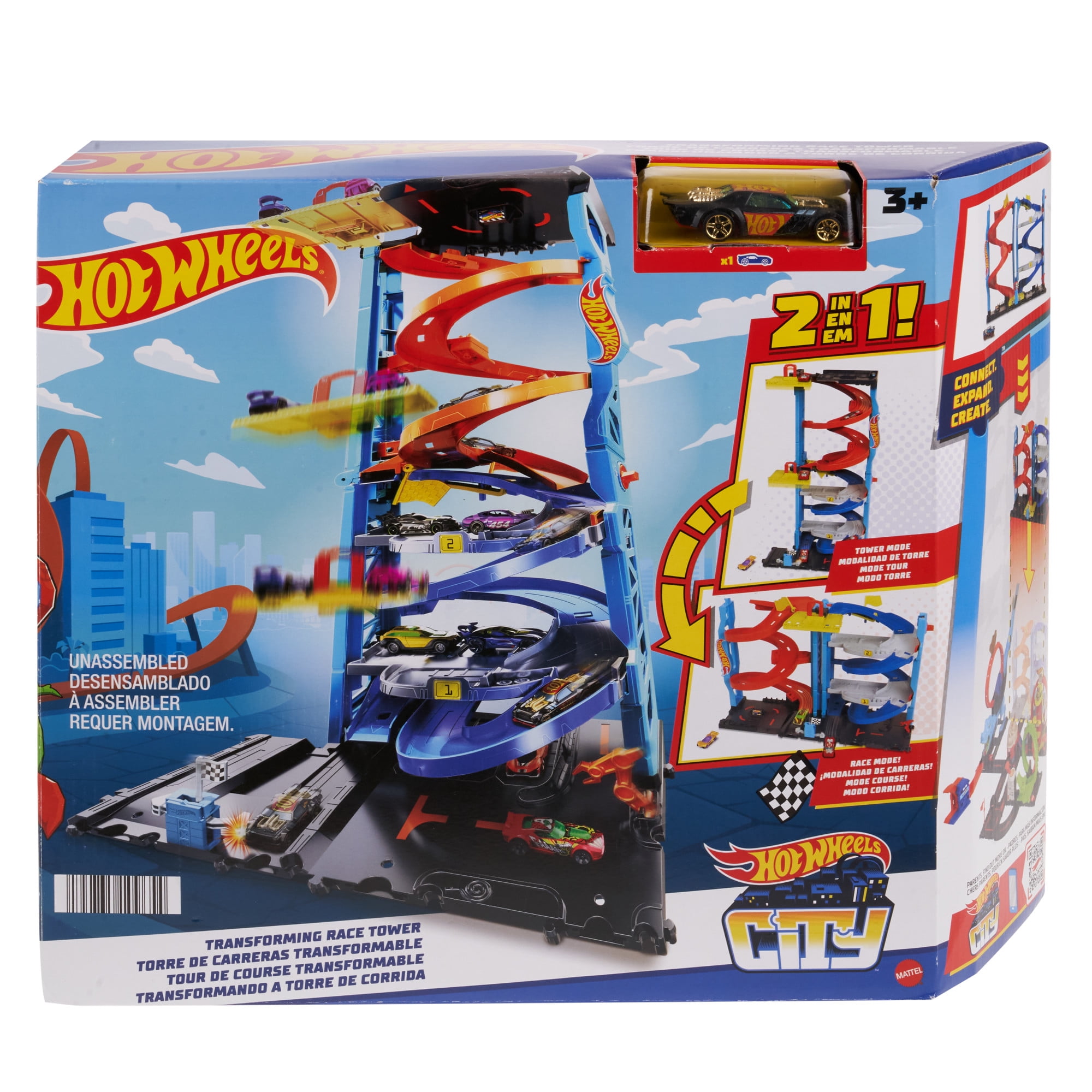 ホットウィール TRACK DAY 10Cars Set Amazon.com: Hot Wheels Toy Car Track Set Pack, 10 Track
