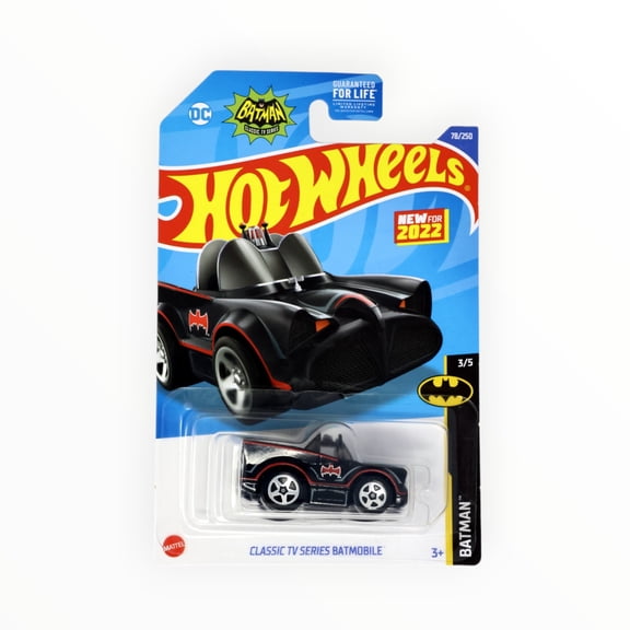 Hot Wheels Classic TV Series Batmobile 78/250 - Black - 2022 Mainline