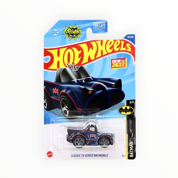 Hot Wheels Classic TV Series Batmobile 78/250 - Blue - 2022 Mainline