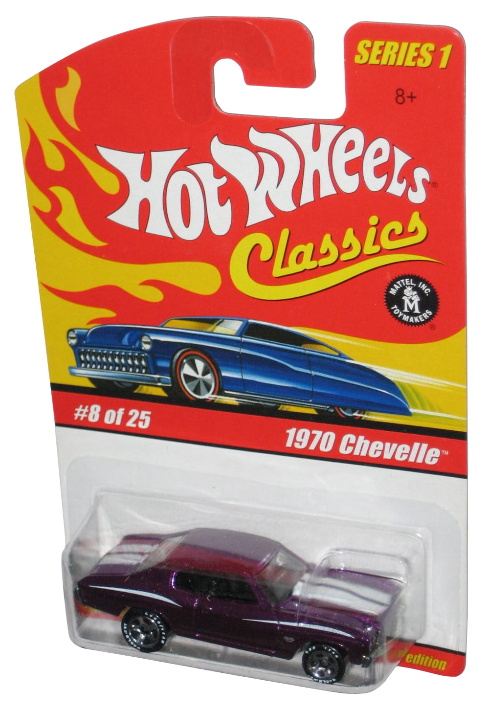 Hot Wheels Classics Series 1 (2004) Purple 1970 Chevelle Toy Car 8/25