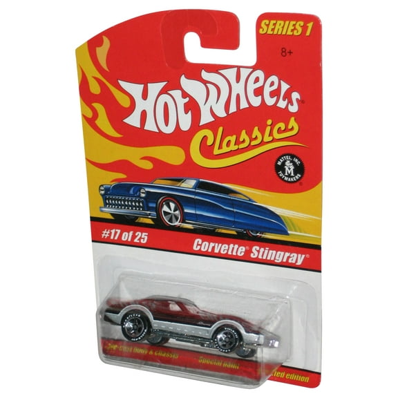 Hot Wheels Classics Series 1 (2004) Purple Corvette Stingray Toy Car 17/25