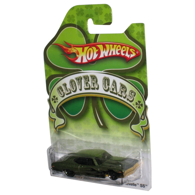 Hot Wheels Clover Cars (2009) Green '69 Chevelle SS Toy Car
