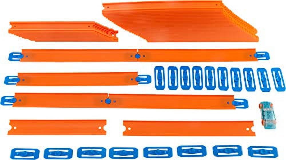 Hot Wheels Collectible Car & Mega Track Pack for Kids Slot Car Sets, Orange