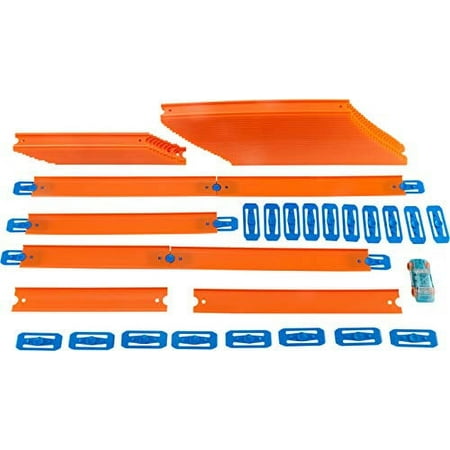 Hot Wheels Collectible Car & Mega Track Pack for Kids Slot Car Sets, Orange