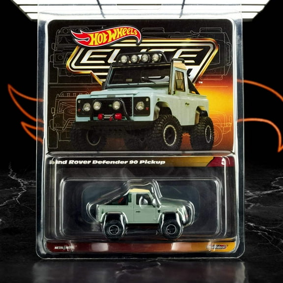 Hot Wheels Collectors Elite 64 Series Land Rover Defender 90 Pickup