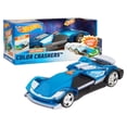 Hot Wheels Color Crashers Cyber Speeder Vehicle, 10-Inch Blue Motorized ...
