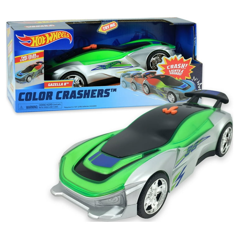 Hot Wheels Color Crashers, Gazella R, Kids Toys for Ages 3