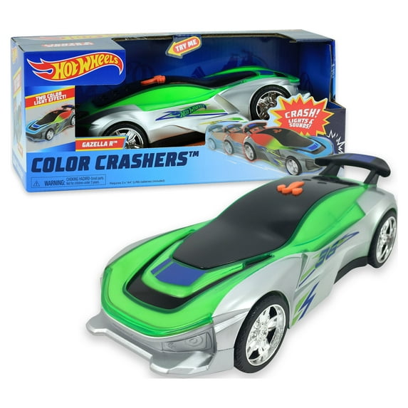Hot Wheels Color Crashers, Gazella R, Kids Toys for Ages 3 Up, Gifts and Presents