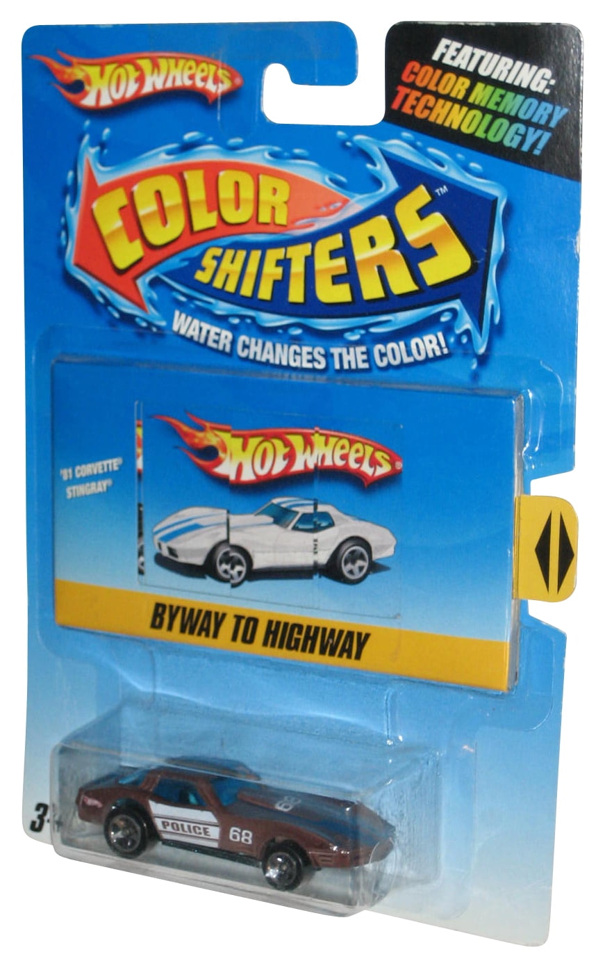 【中古】 カウボーイに恋したら Hot Wheels Color Shifters (2009) Police Byway To Highway '81