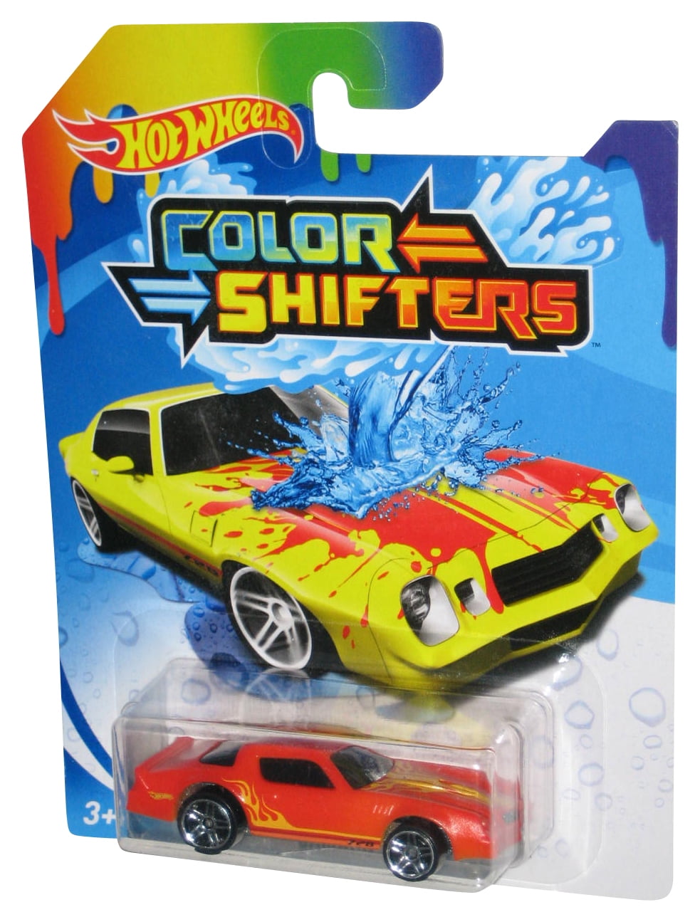 Hot Wheels Color Shifters (2019) Orange Camaro Z28 Toy Car - Walmart.com